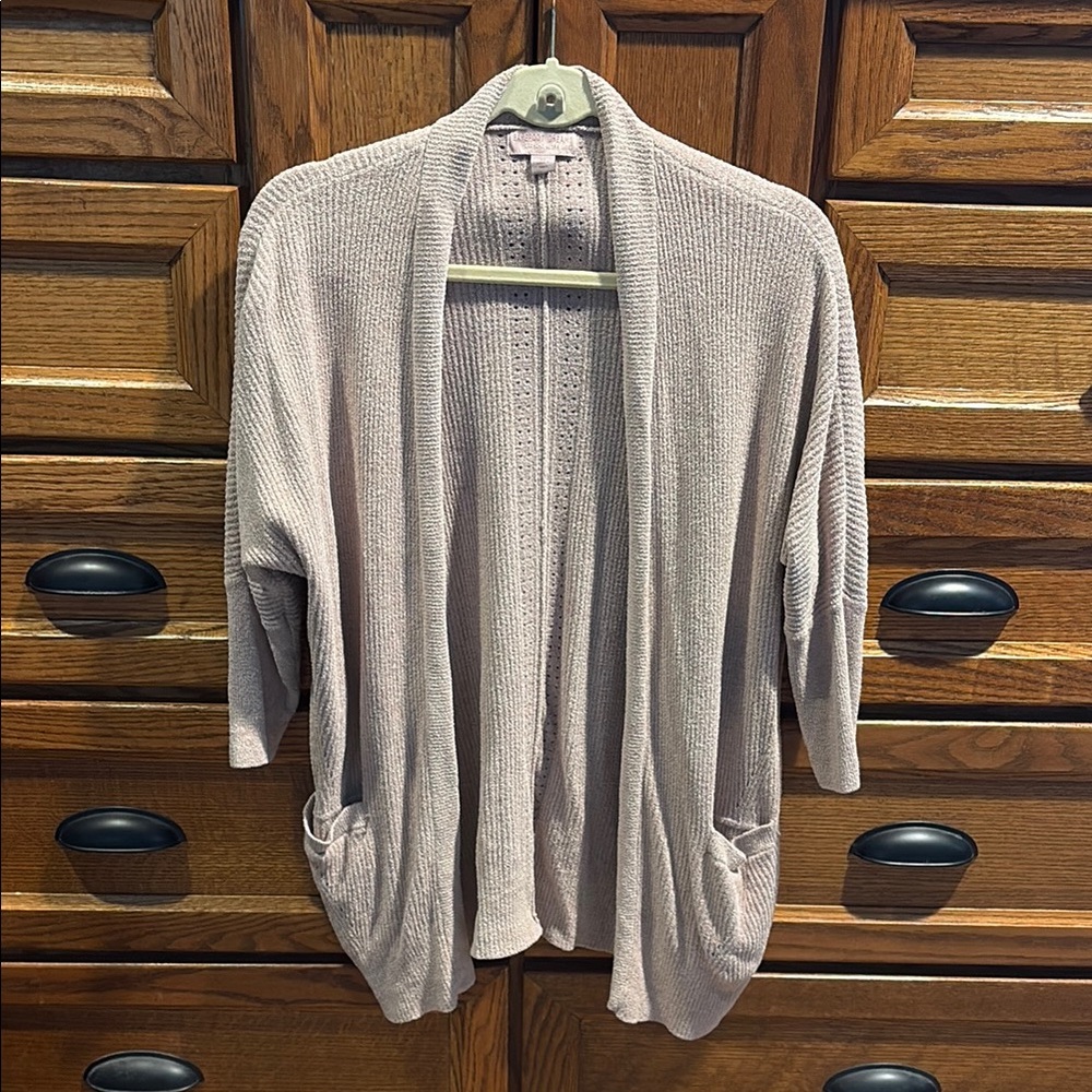 Barefoot Dreams Pink Cardigan Sweater